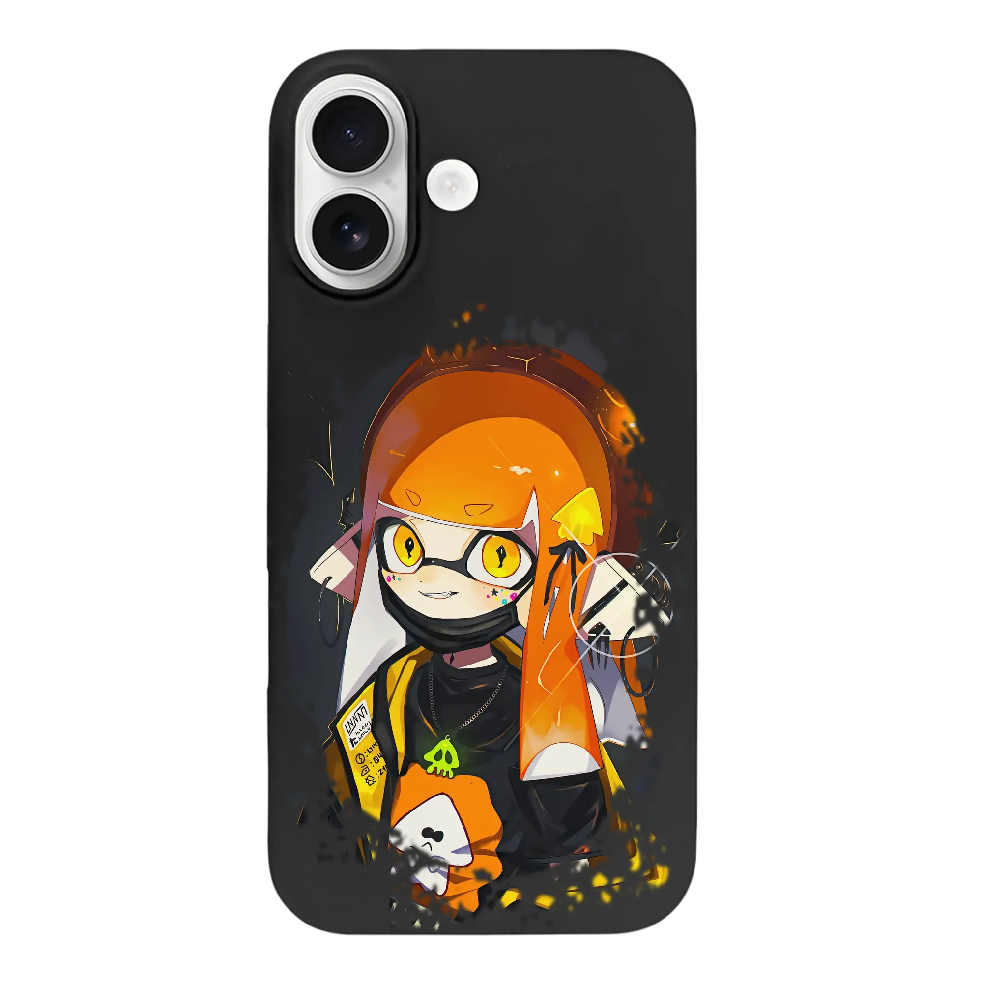 スプラトゥーン グッズ,インクリング - iPhone 17 シリーズ シリコンケース 薄型 耐衝撃 指紋防止 ソフトタッチカバー 精密フィット 傷防止 保護ケース iPhone 17/17 Air/17 Pro/17 Pro Max 対応